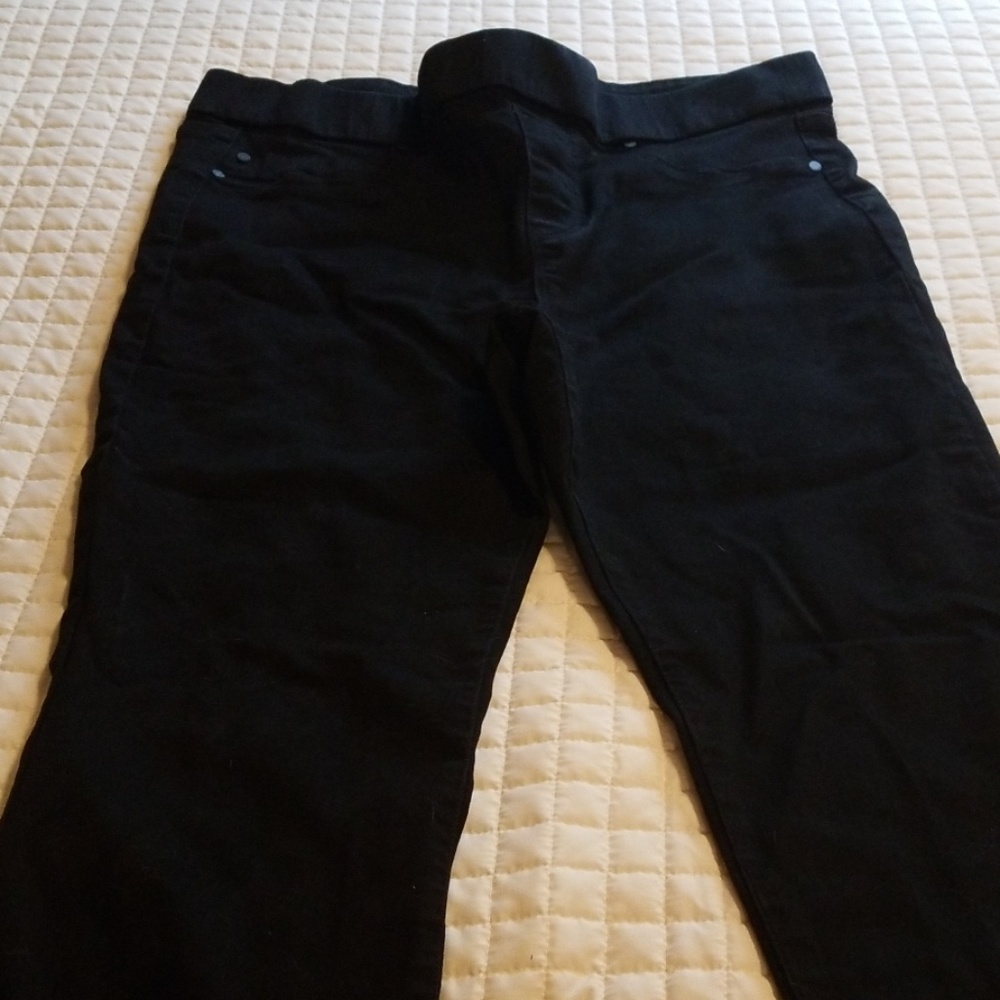 Liverpool ankle skinny black denim 16/33